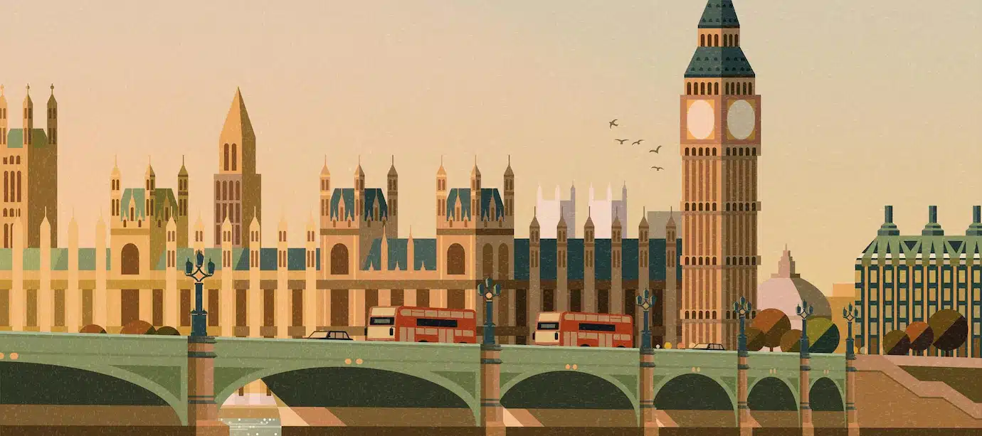 Londra stilizzata sm web design